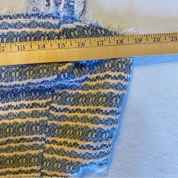 House of Harlow 1960 Tweed Top and Skort Set in Light Blue/Cream/Pink Size 12 - Picture 15 of 16